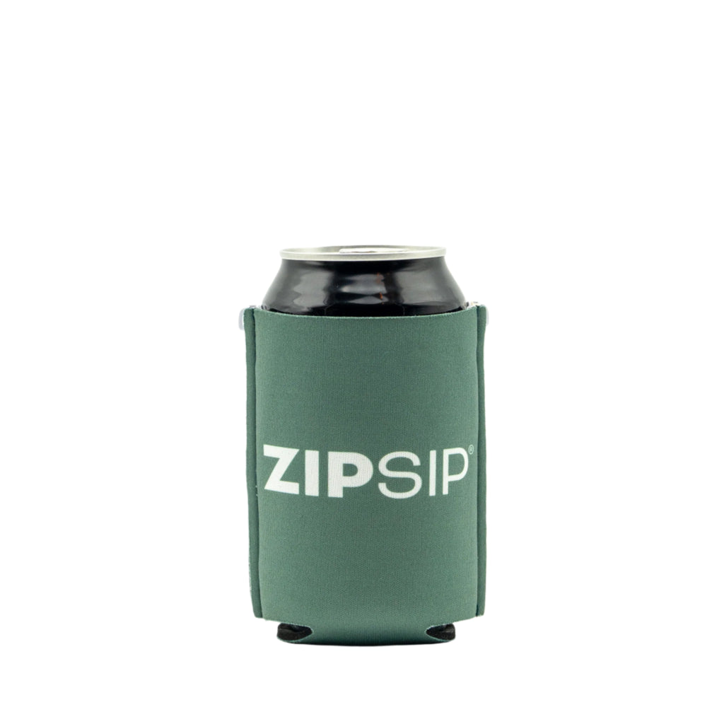 Pine Green ZipSip | Adjustable Drink Sleeve