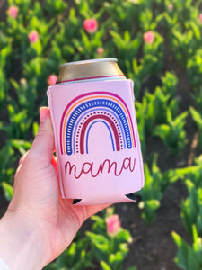 Pink Mama rainbow ZipSip in flower field