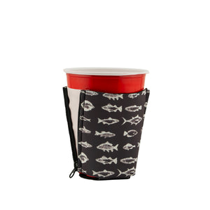 Midnight Catch ZipSip | Adjustable Drink Sleeve