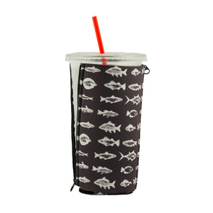 Midnight Catch ZipSip | Adjustable Drink Sleeve
