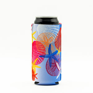 Sea Shells ZipSip | Adjustable Drink Sleeve