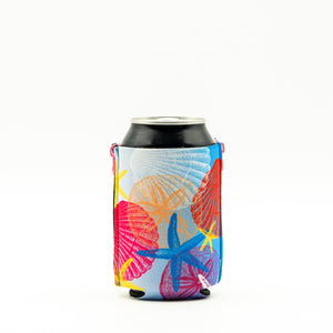 Sea Shells ZipSip | Adjustable Drink Sleeve