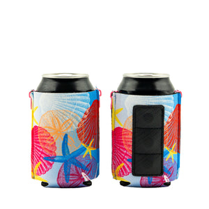 Sea Shells ZipSip | Adjustable Drink Sleeve