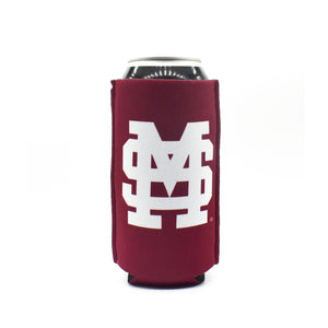 Mississippi State University Maroon BigSip tall black can