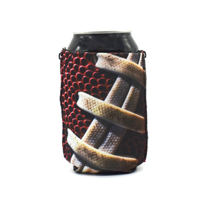 Football ZipSip on black can