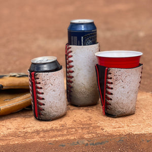 Baseball ZipSip and Big Sip on a baseball mound