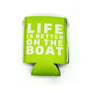 Green ZipSIp with Life is better on the boat text