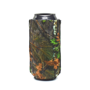 National Wild Turkey Federation, Mossy Oak Obsession BigSip on black tall boy can