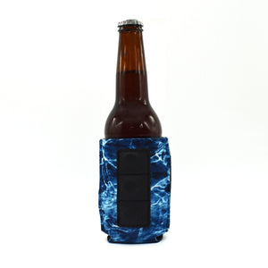 Spindrift Agua Mossy Oak texture magnet ZipSip on a bottle