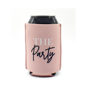 The Party ZipSip drink sleeve on aluminum soda pop can